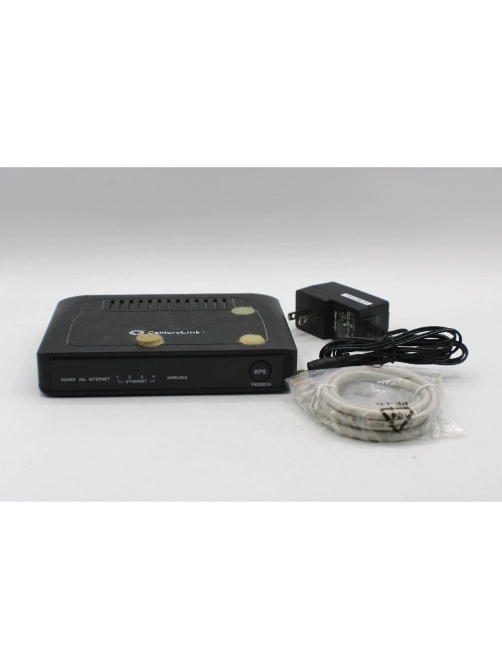 CenturyLink PK5001A DSL Modem Router With Power Adapter & Ethernet Cable WPA2